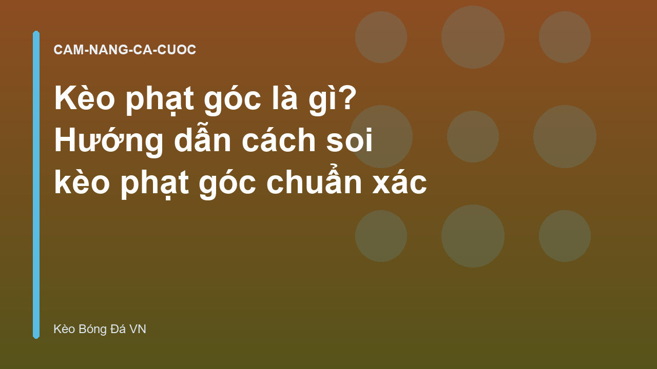 Read more about the article Kèo phạt góc là gì? Hướng dẫn cách soi kèo phạt góc chuẩn xác