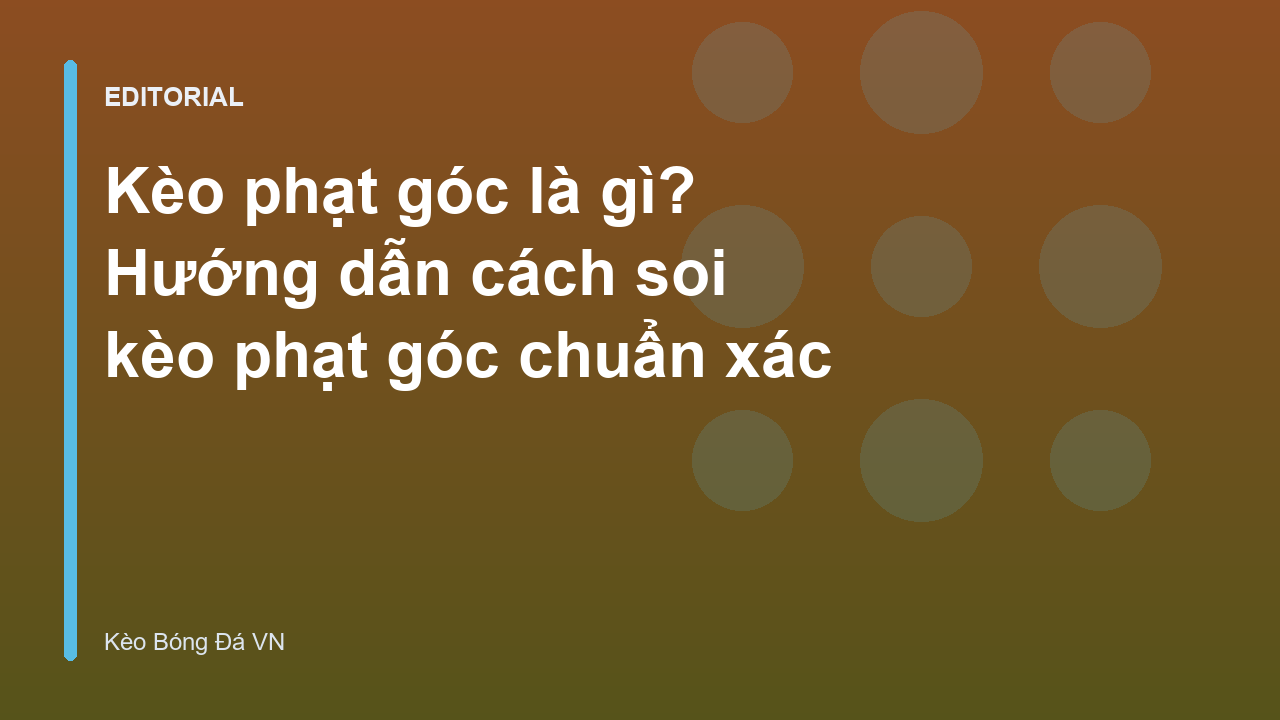 Người chơi đang phân tích kèo phạt góc trong trận đấu bóng đá